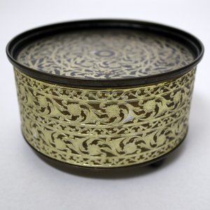 Vintage Guildcraft Gold & Black Tin